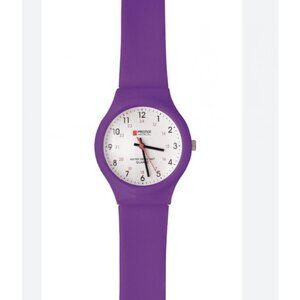 Prestige Medical student scrub watch water-resistant plastic strap -Purple